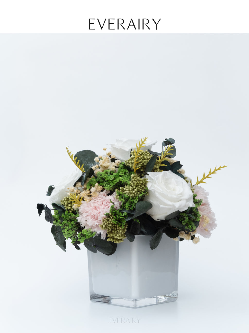 Ivory Blush Garden - Preserved Flower Arrangement