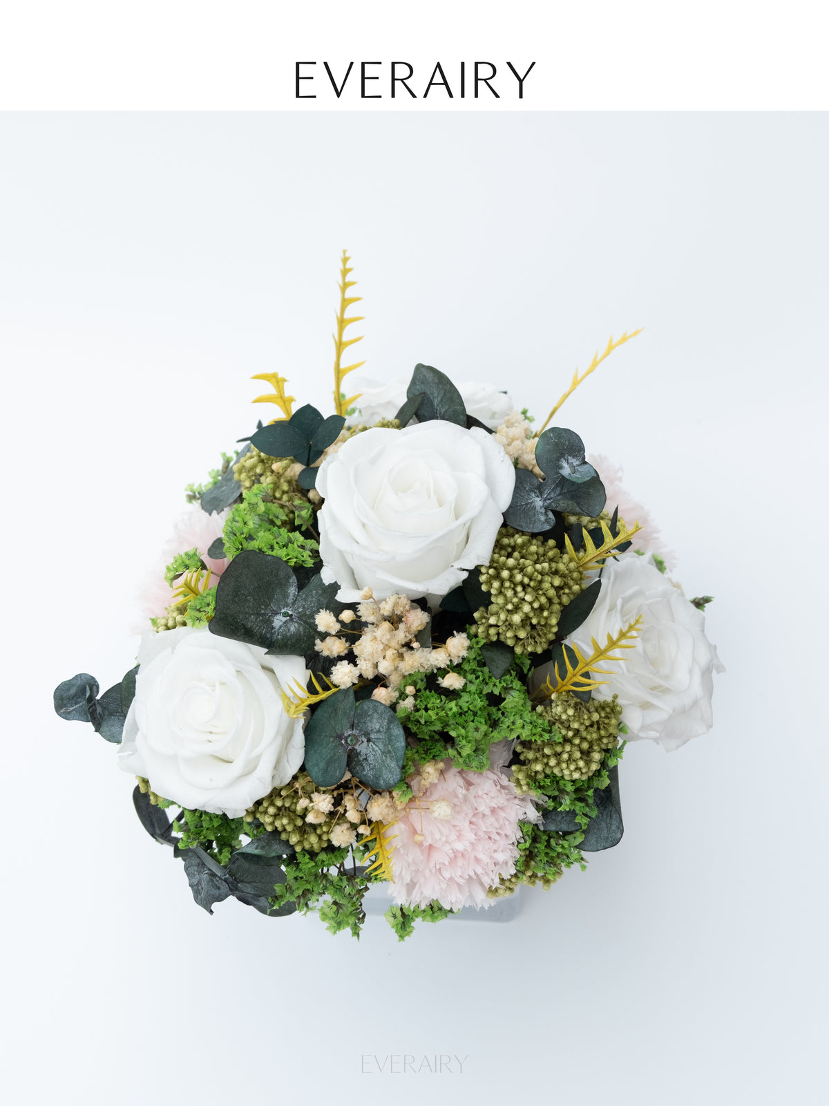 Ivory Blush Garden - Preserved Flower Arrangement