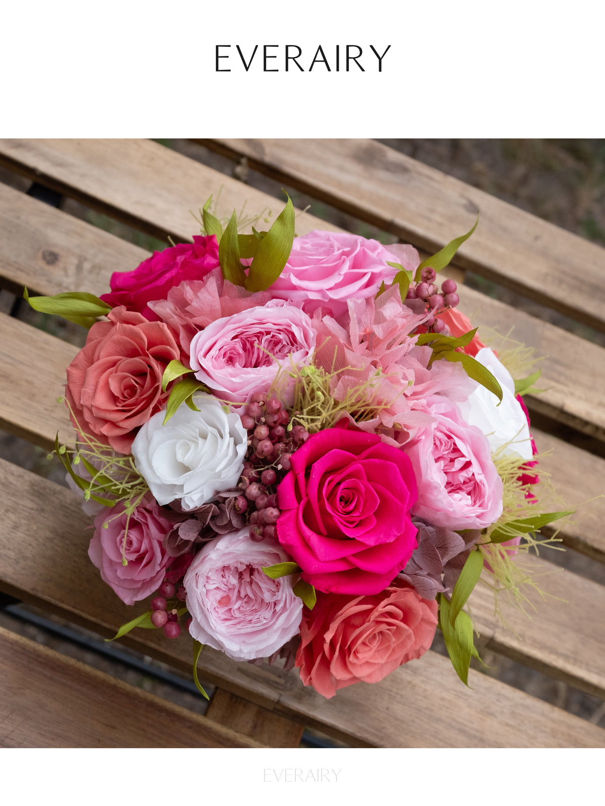 Rosewood Garden - Preserved Flower Arrangement