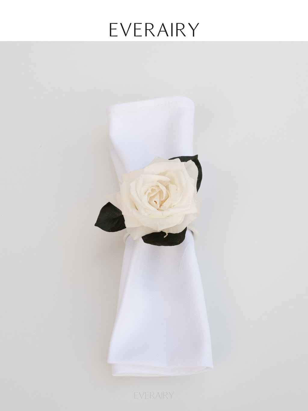 Ivory Place - Preserved Flower Napkin Ring
