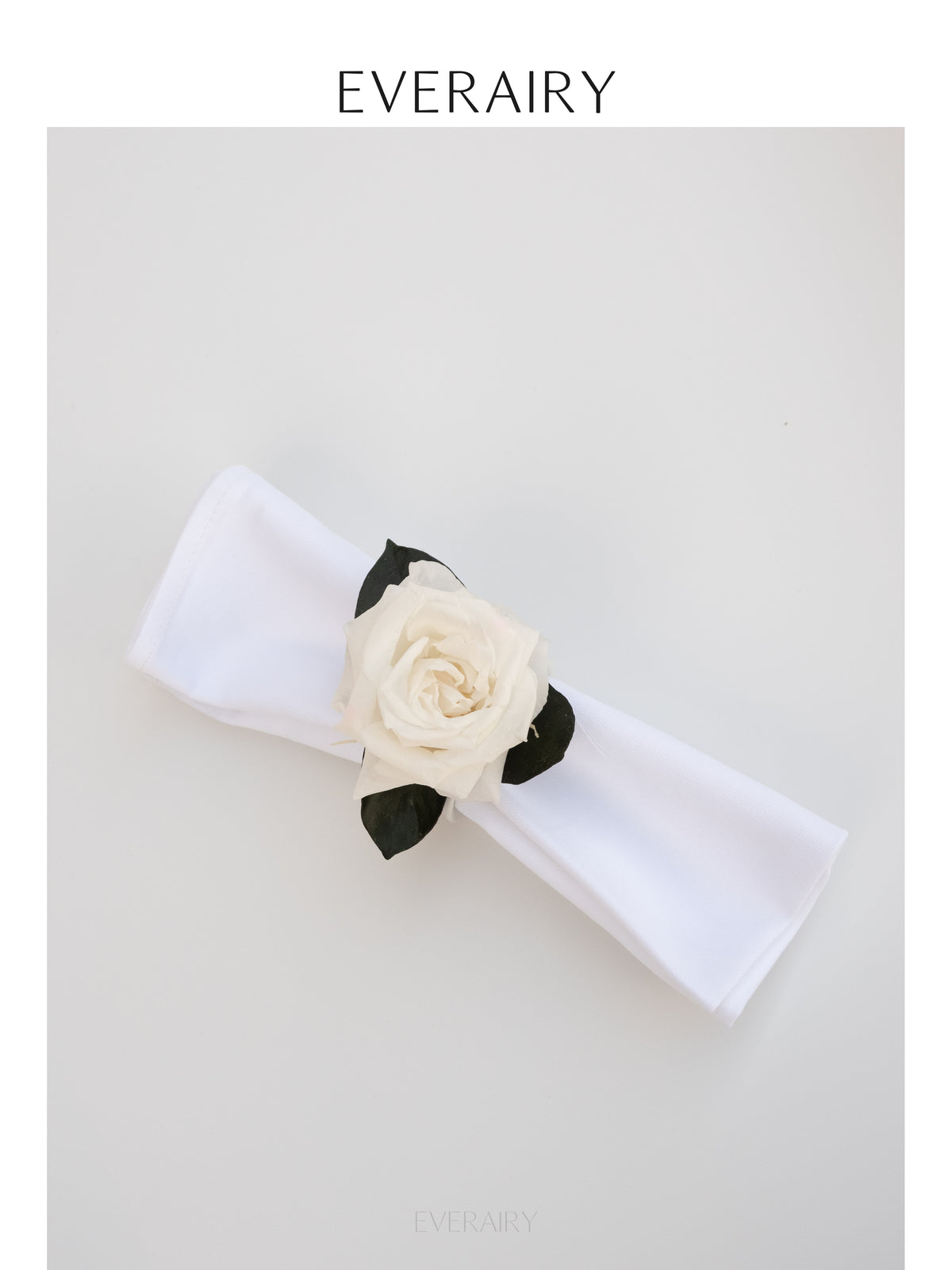 Ivory Place - Preserved Flower Napkin Ring