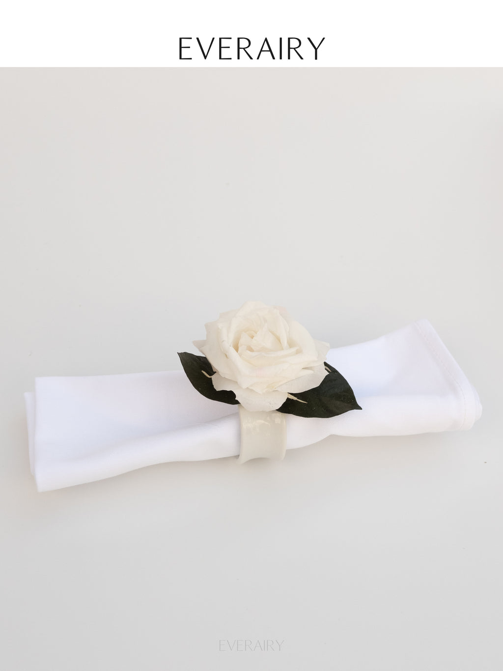 Ivory Place - Preserved Flower Napkin Ring
