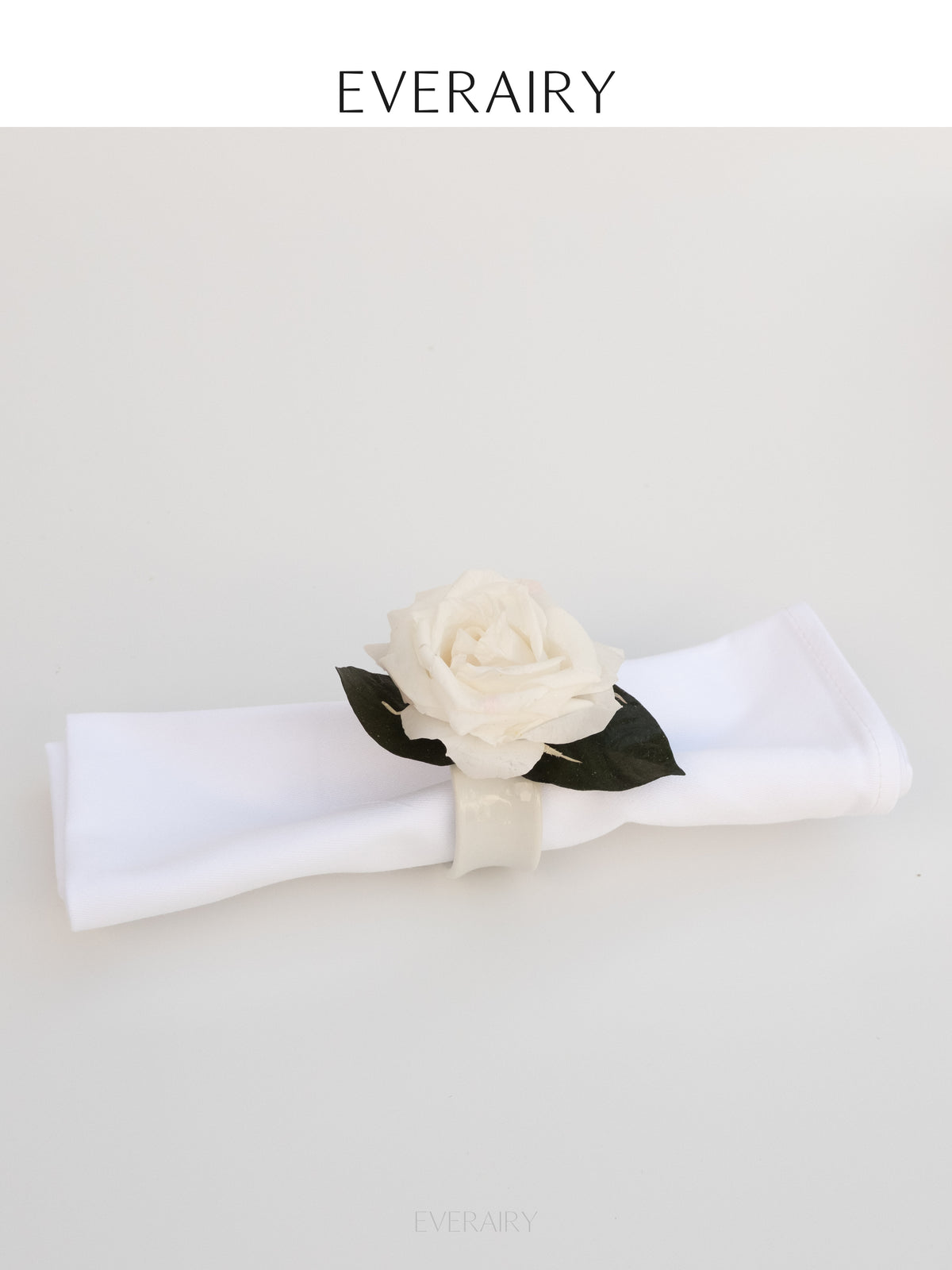 Ivory Place - Preserved Flower Napkin Ring