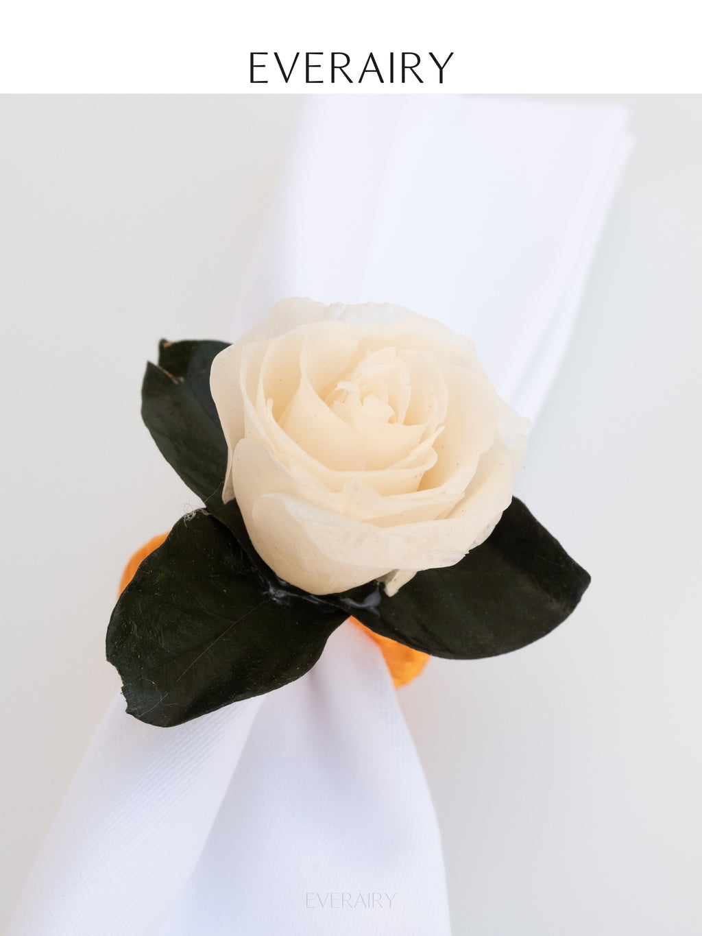 Champagne Place - Preserved Flower Napkin Ring