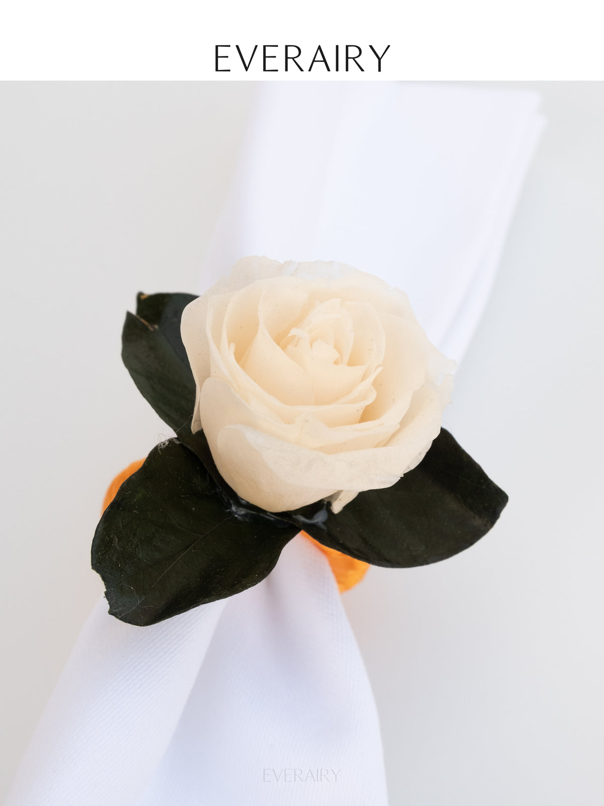 Champagne Place - Preserved Flower Napkin Ring